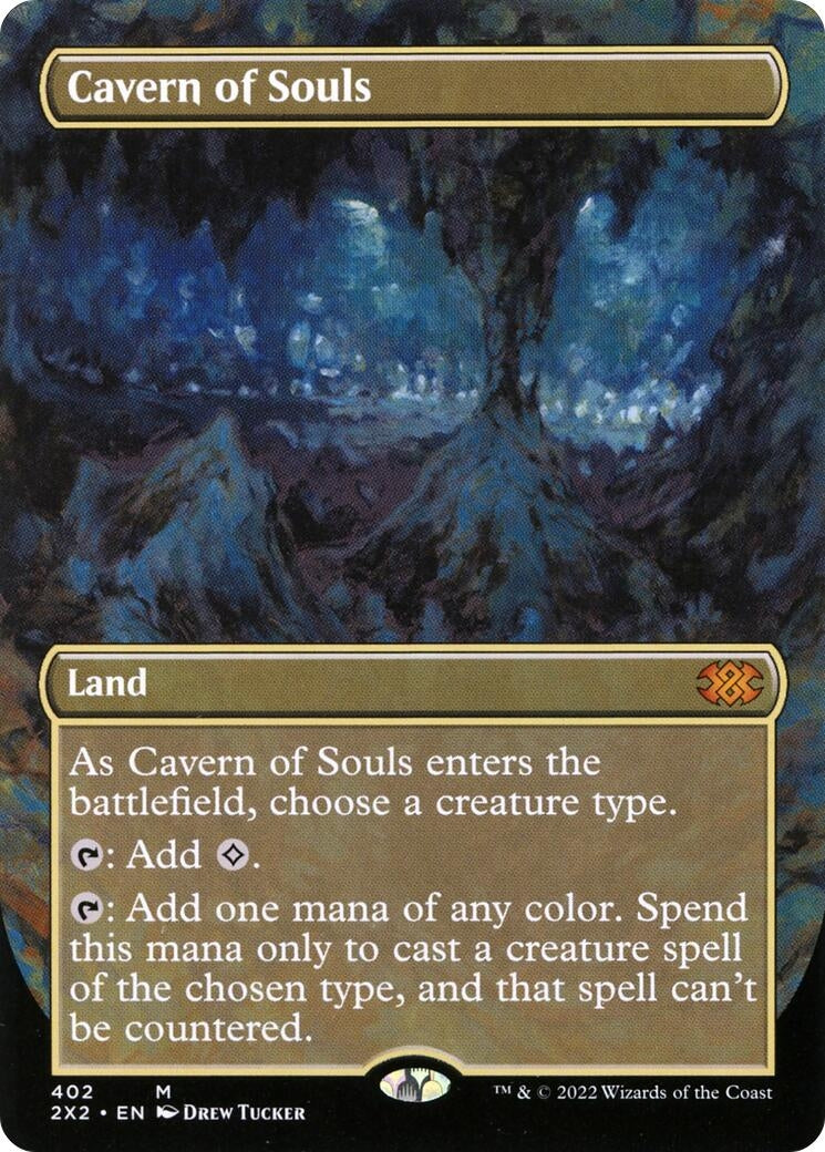 Cavern of Souls (Borderless) (402) (Double Masters 2022)