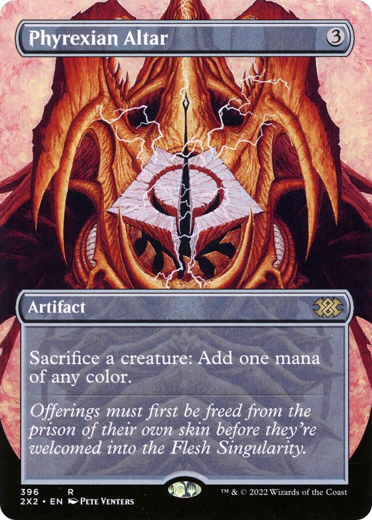 Phyrexian Altar (Borderless) (396) (Double Masters 2022)