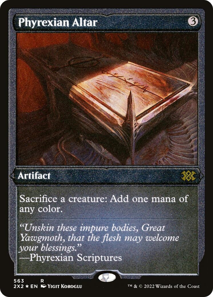 Phyrexian Altar (Foil Etched) (563) (Double Masters 2022)