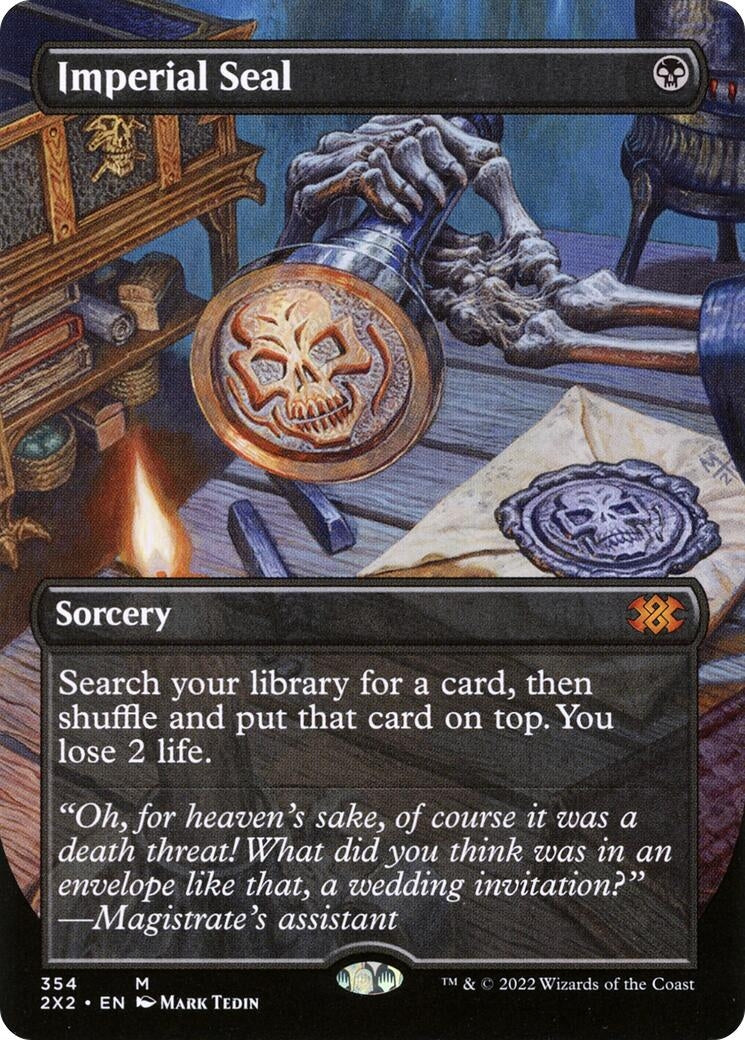 Imperial Seal (Borderless) (354) (Double Masters 2022)