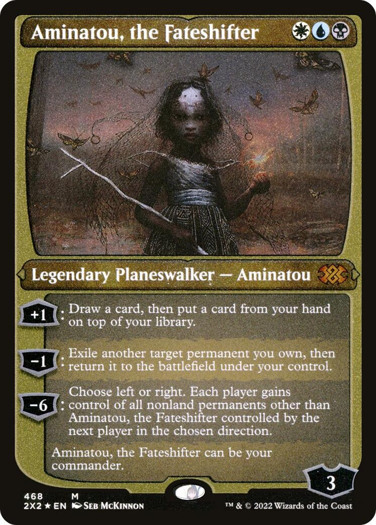 Aminatou, the Fateshifter (Foil Etched) (468) (Double Masters 2022)