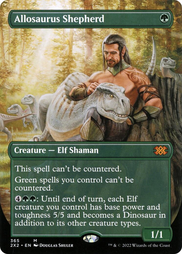 Allosaurus Shepherd (Borderless) (365) (Double Masters 2022)