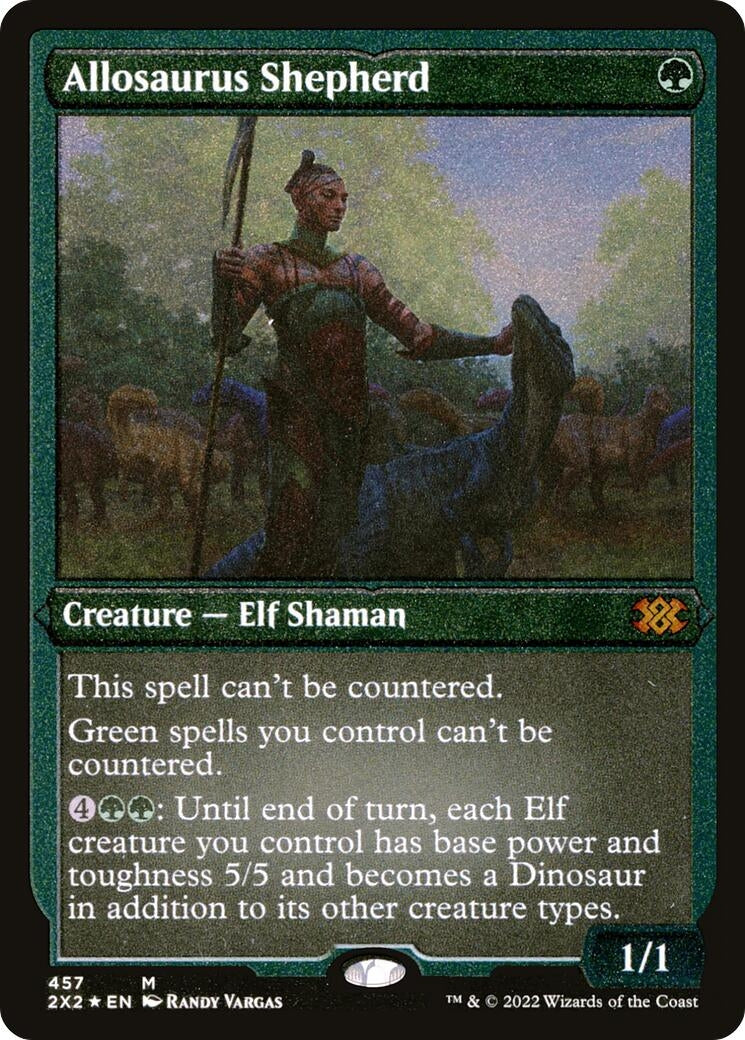 Allosaurus Shepherd (Foil Etched) (457) (Double Masters 2022)