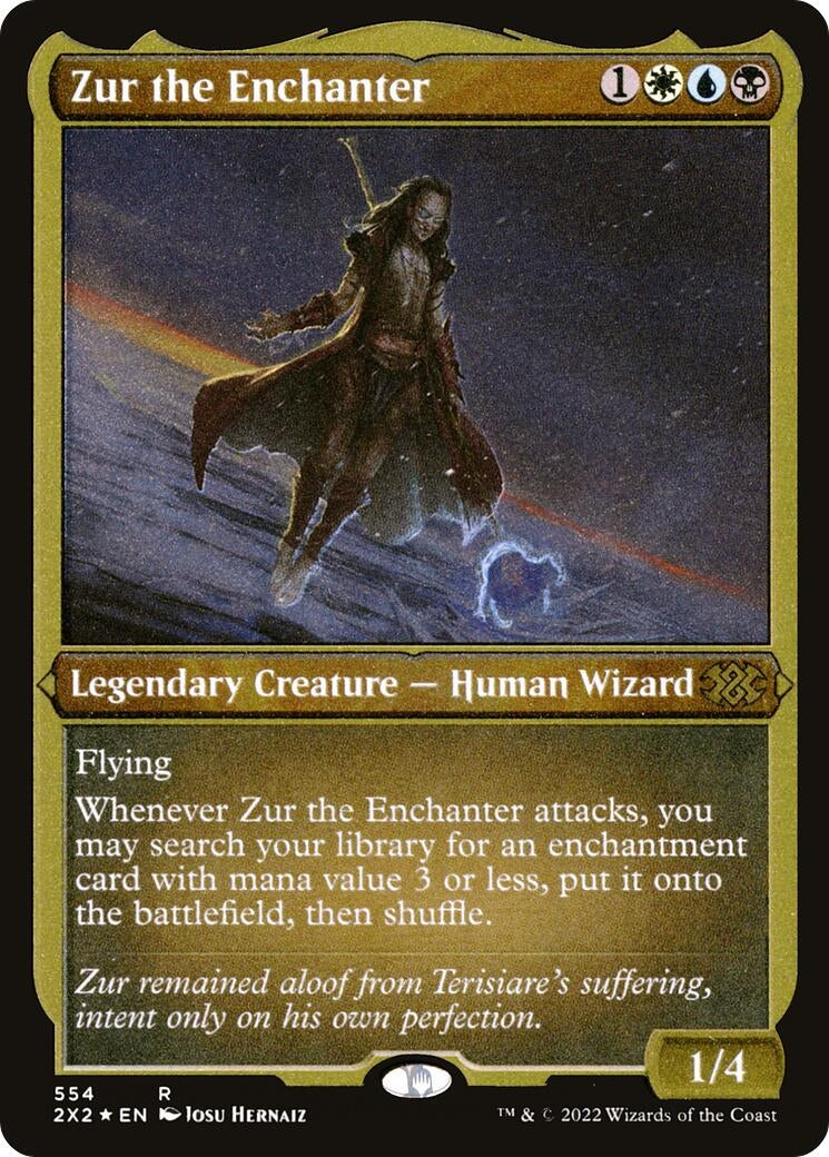 Zur the Enchanter (Foil Etched) (554) (Double Masters 2022)