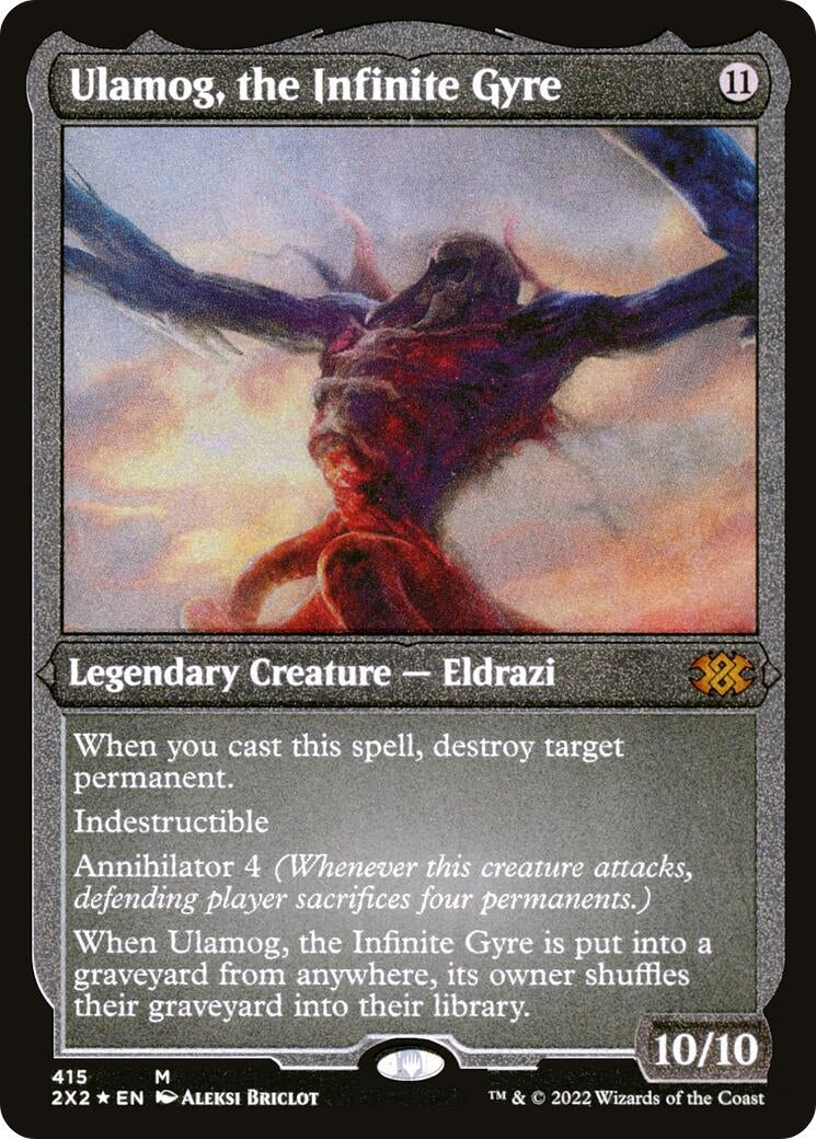 Ulamog, the Infinite Gyre (Foil Etched) (415) (Double Masters 2022)