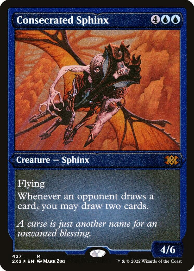 Consecrated Sphinx (Foil Etched) (427) (Double Masters 2022)