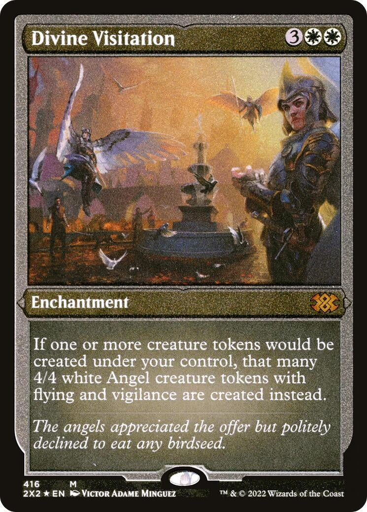 Divine Visitation (Foil Etched) (416) (Double Masters 2022)