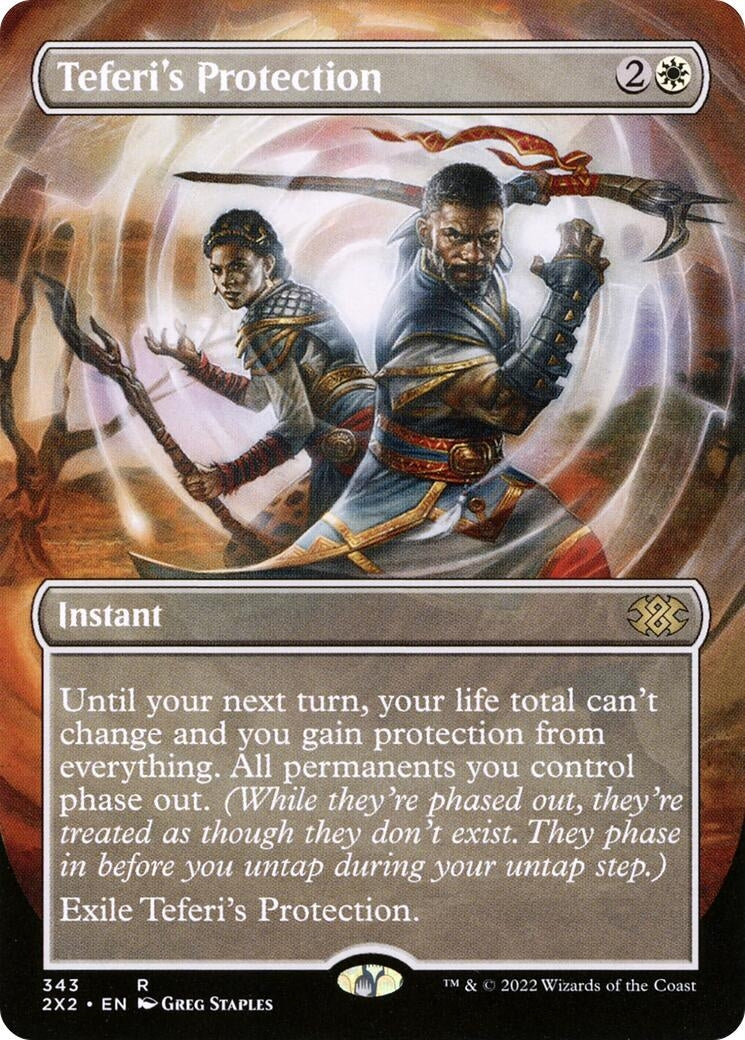 Teferi's Protection (Borderless) (343) (Double Masters 2022)