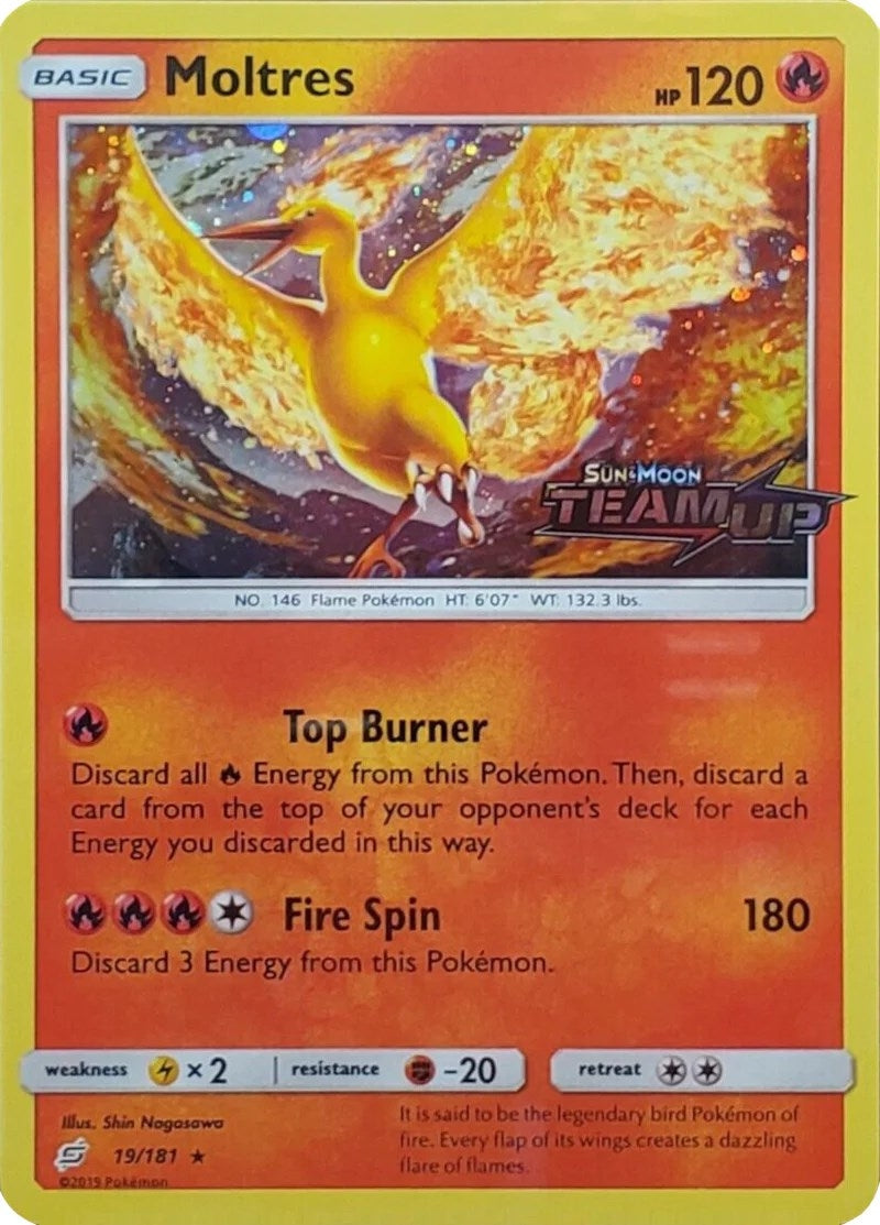 Image for Moltres - 19/181 (Team Up Stamped) (019/181) (Miscellaneous Cards & Products) - Pokemon