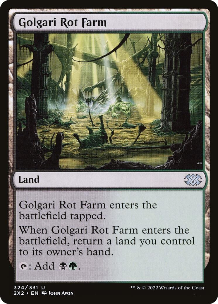 Golgari Rot Farm (324) (Double Masters 2022)