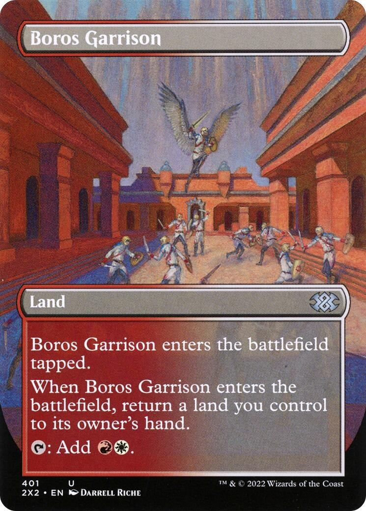 Boros Garrison (Borderless) (401) (Double Masters 2022)