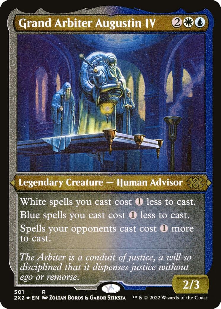 Grand Arbiter Augustin IV (Foil Etched) (501) (Double Masters 2022)