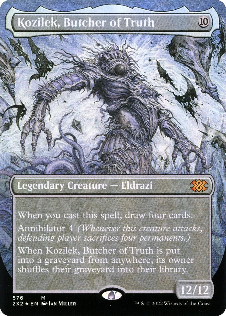 Kozilek, Butcher of Truth (Textured Foil) (576) (Double Masters 2022)
