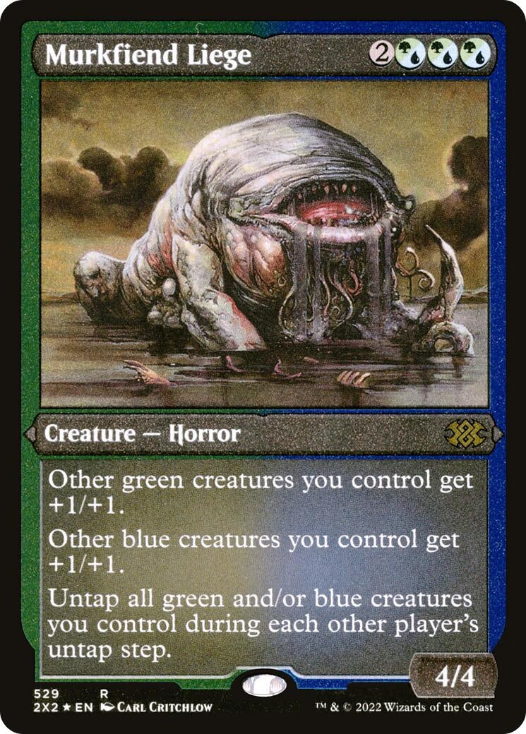 Murkfiend Liege (Foil Etched) (529) (Double Masters 2022)