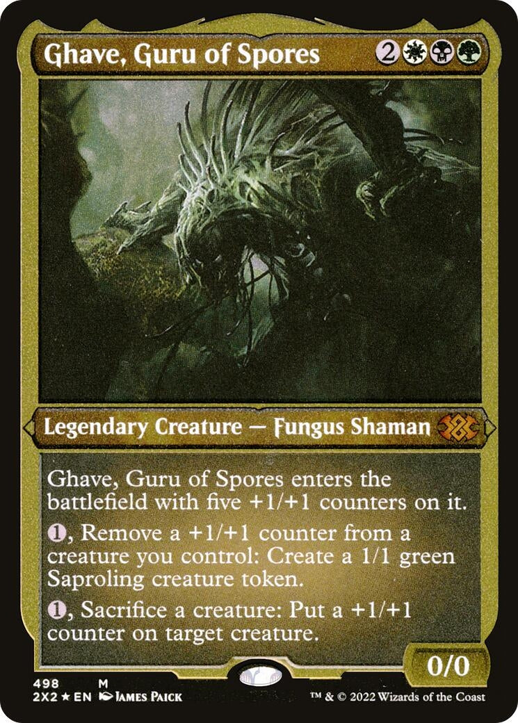 Ghave, Guru of Spores (Foil Etched) (498) (Double Masters 2022)