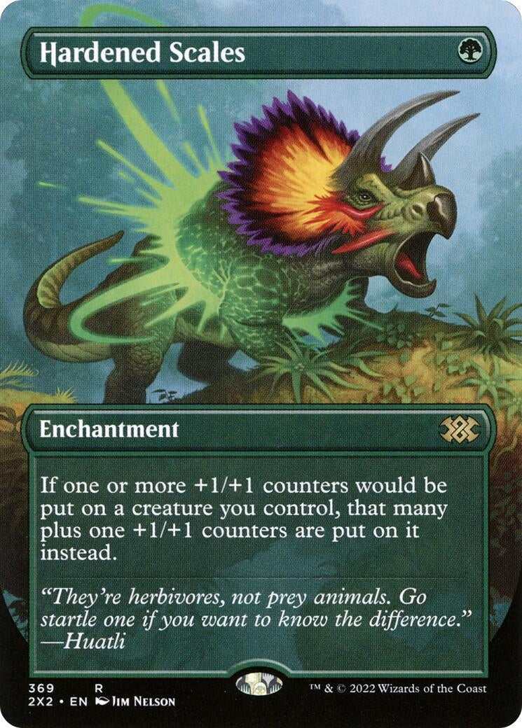 Hardened Scales (Borderless) (369) (Double Masters 2022)