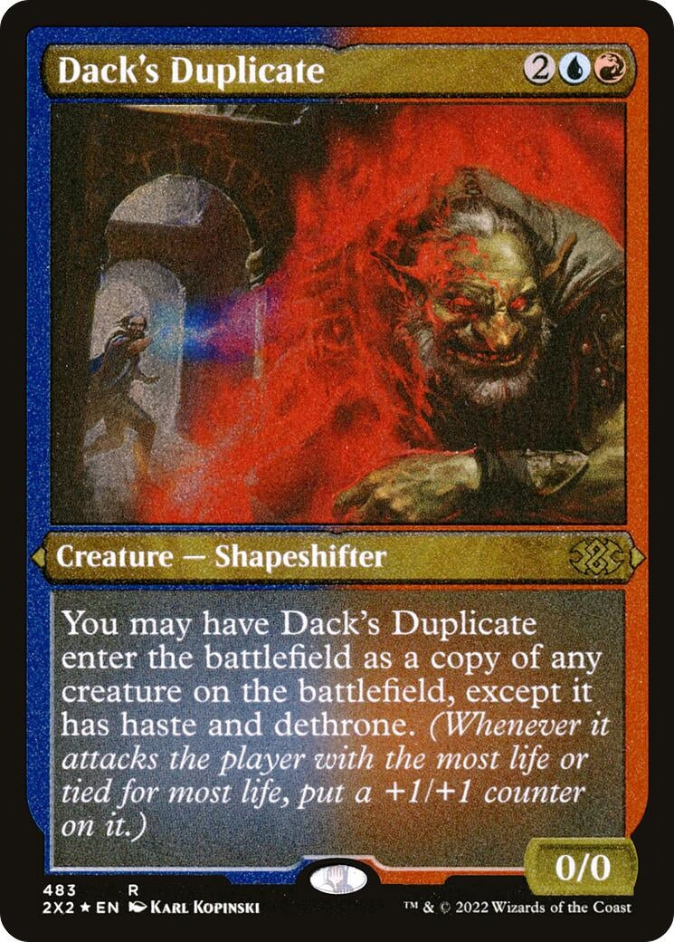 Dack's Duplicate (Foil Etched) (483) (Double Masters 2022)