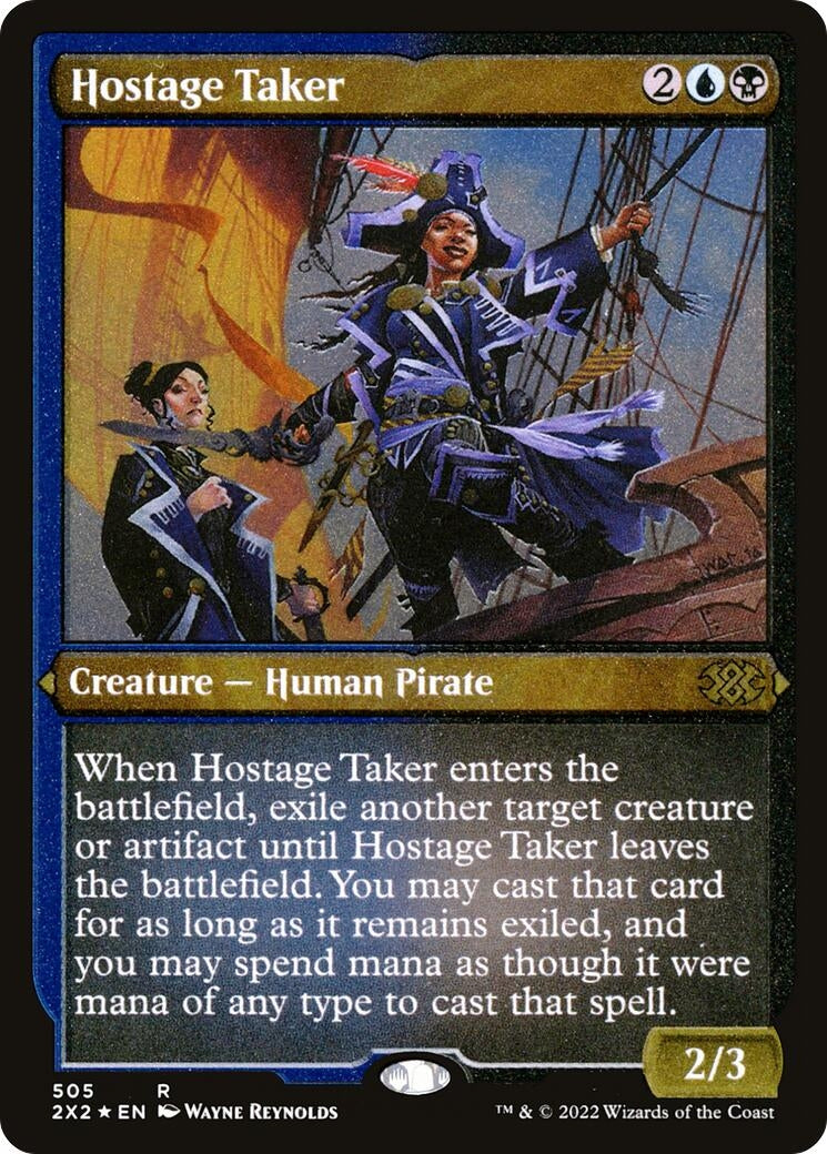 Hostage Taker (Foil Etched) (505) (Double Masters 2022)