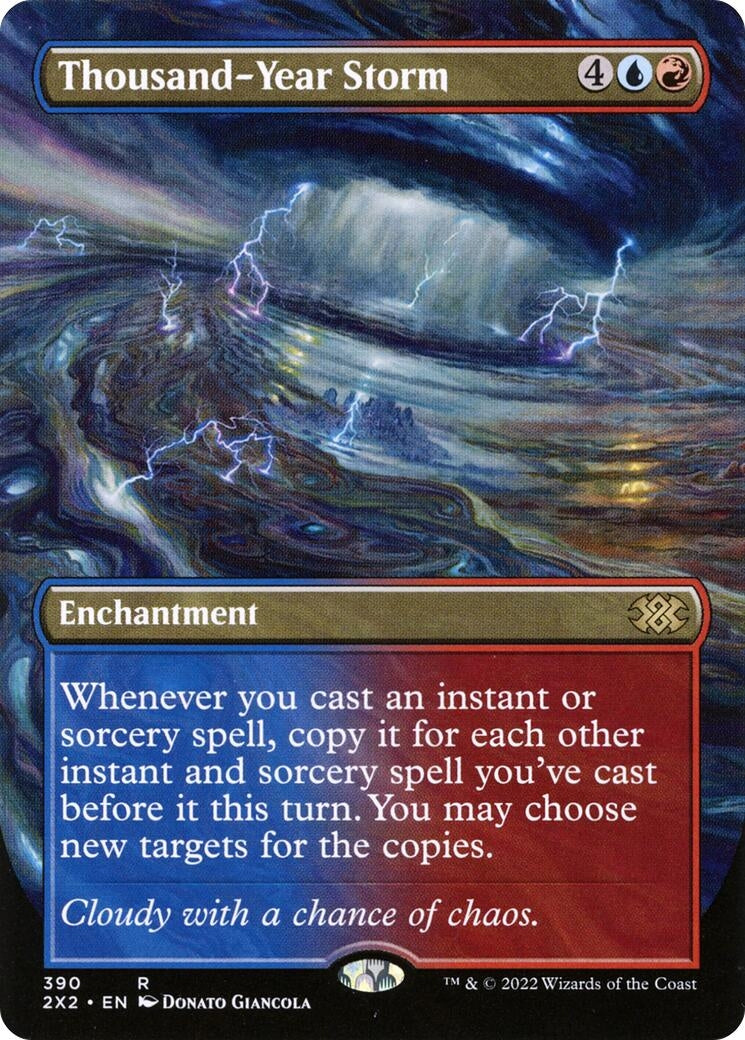 Thousand-Year Storm (Borderless) (390) (Double Masters 2022)