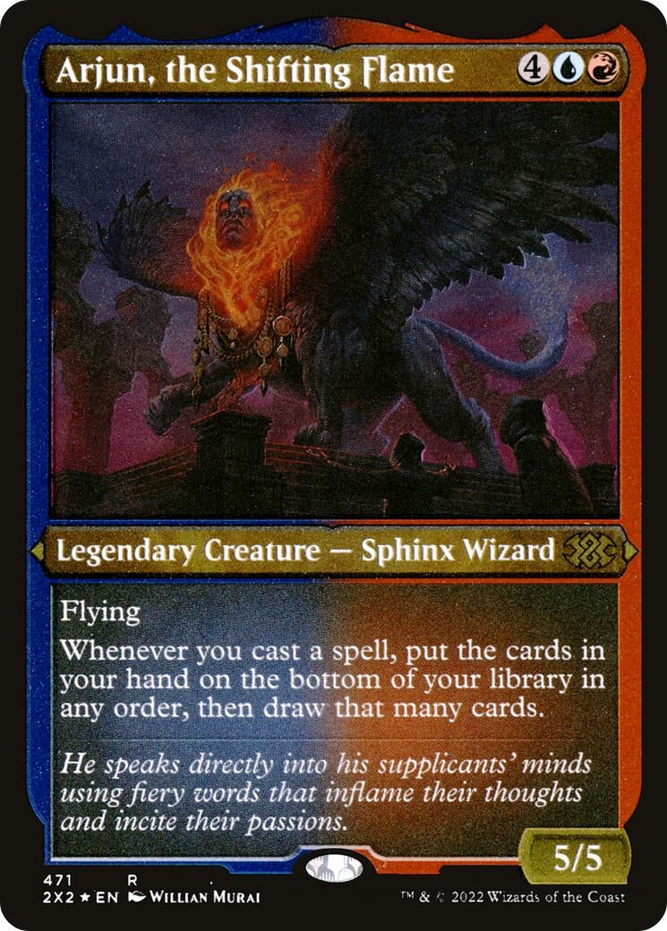 Arjun, the Shifting Flame (Foil Etched) (471) (Double Masters 2022)