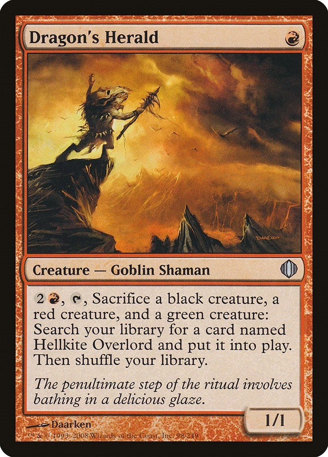 Dragon's Herald (98) (Shards of Alara)