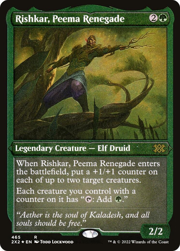 Rishkar, Peema Renegade (Foil Etched) (465) (Double Masters 2022)