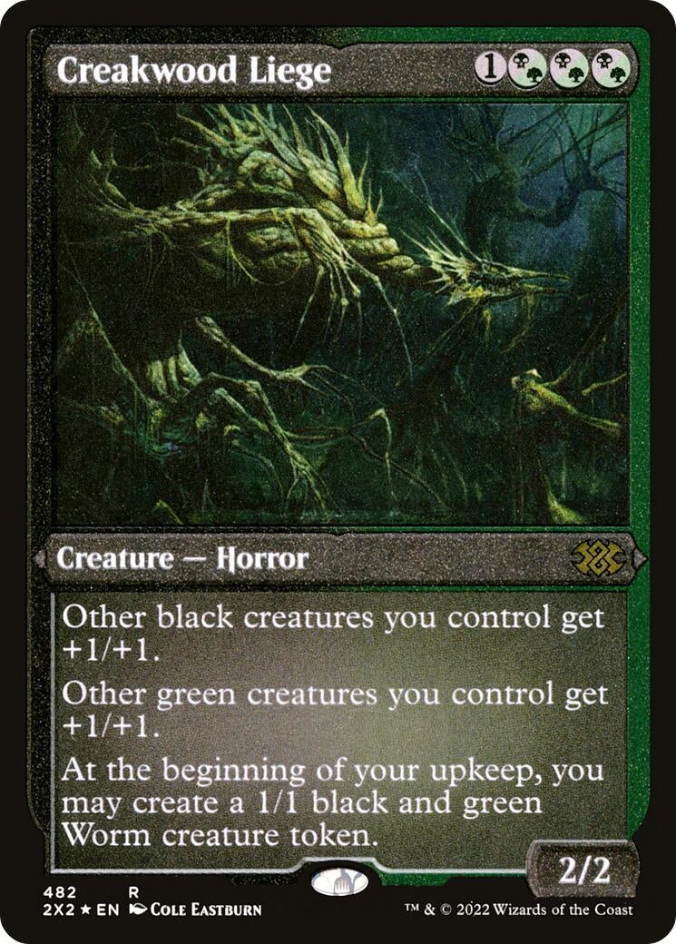 Creakwood Liege (Foil Etched) (482) (Double Masters 2022)