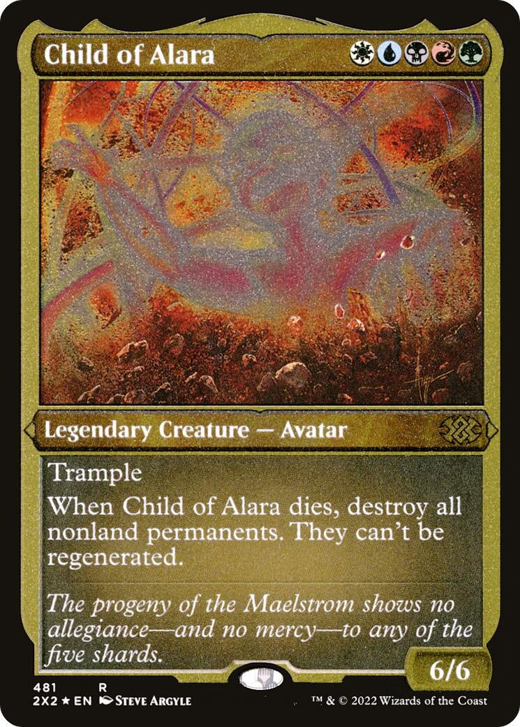 Child of Alara (Foil Etched) (481) (Double Masters 2022)