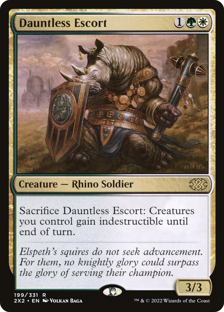 Dauntless Escort (199) (Double Masters 2022)