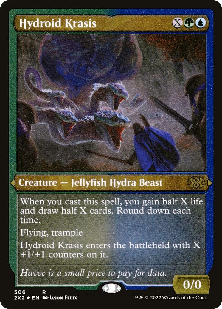 Hydroid Krasis (Foil Etched) (506) (Double Masters 2022)