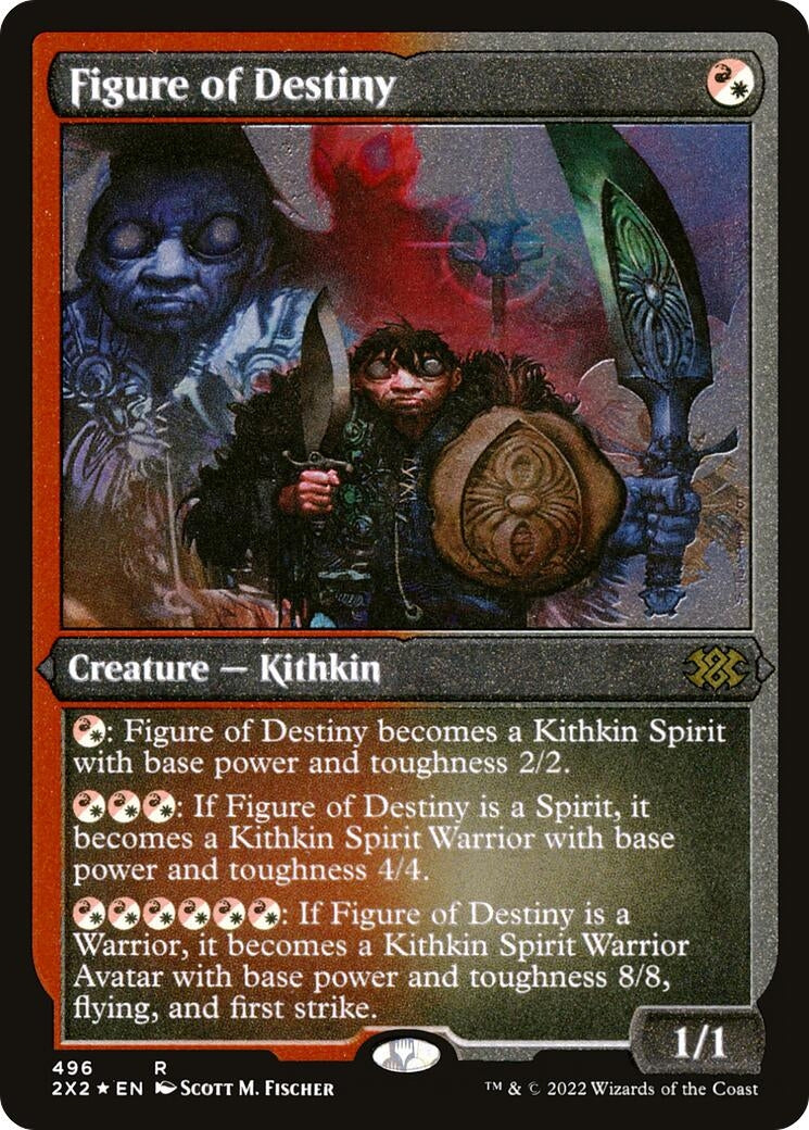 Figure of Destiny (Foil Etched) (496) (Double Masters 2022)