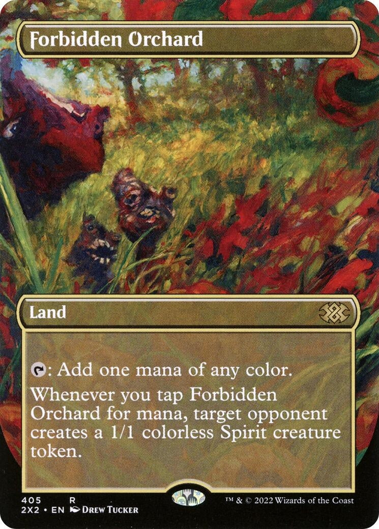 Forbidden Orchard (Borderless) (405) (Double Masters 2022)