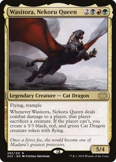 Wasitora, Nekoru Queen (293) (Double Masters 2022)