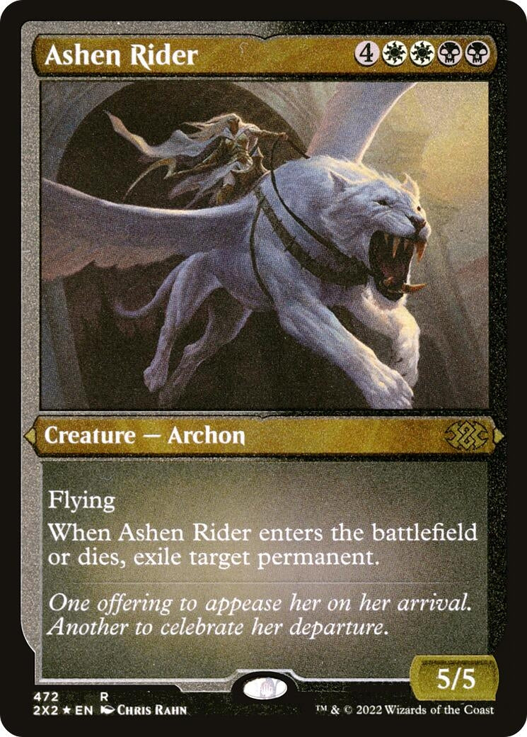Ashen Rider (Foil Etched) (472) (Double Masters 2022)