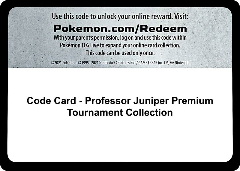 Image for Code Card - Professor Juniper Premium Tournament Collection (Miscellaneous Cards & Products) - Pokemon