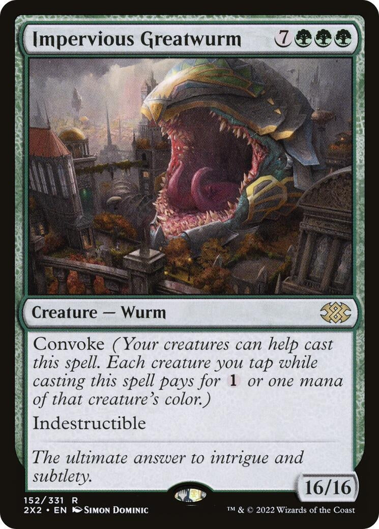 Impervious Greatwurm (152) (Double Masters 2022)