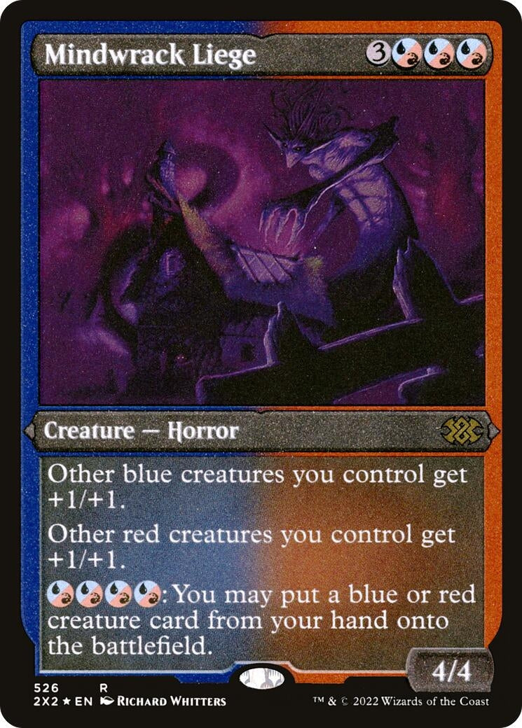 Mindwrack Liege (Foil Etched) (526) (Double Masters 2022)