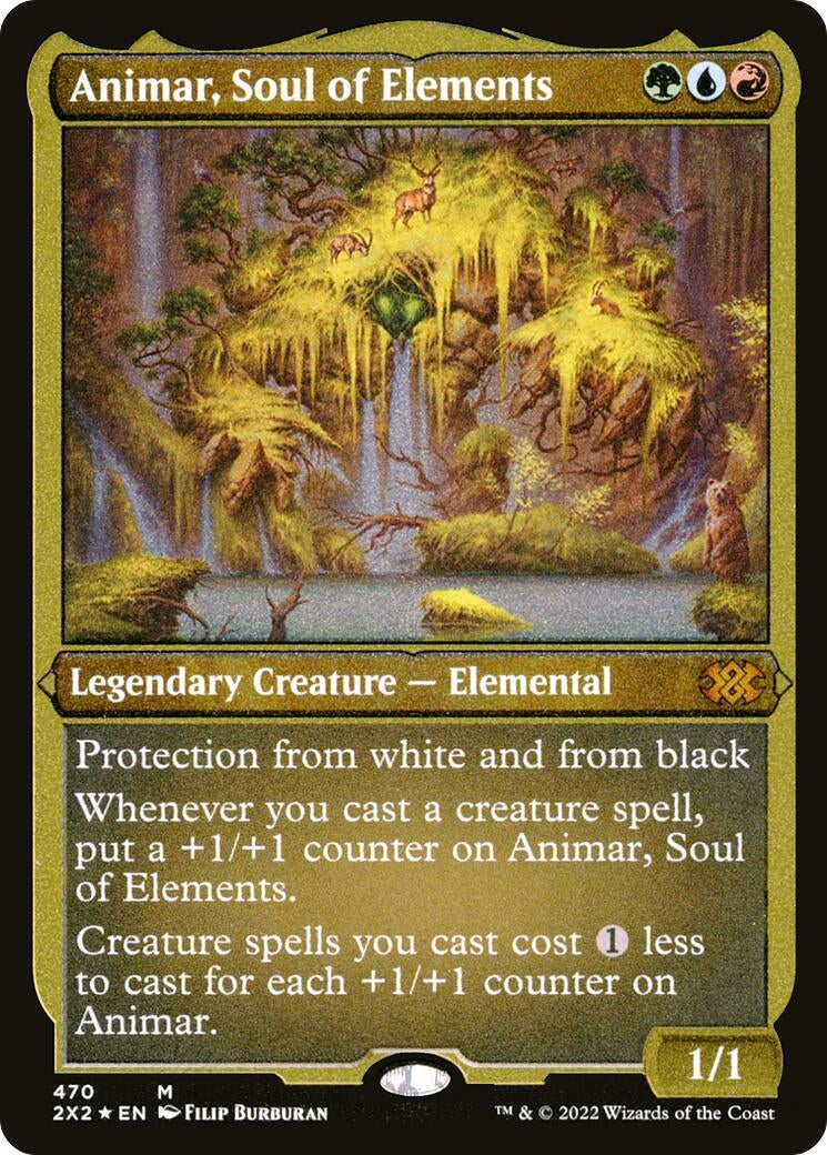 Animar, Soul of Elements (Foil Etched) (470) (Double Masters 2022)