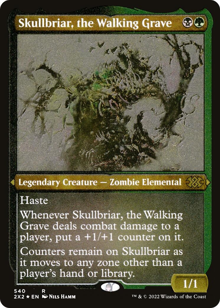 Skullbriar, the Walking Grave (Foil Etched) (540) (Double Masters 2022)
