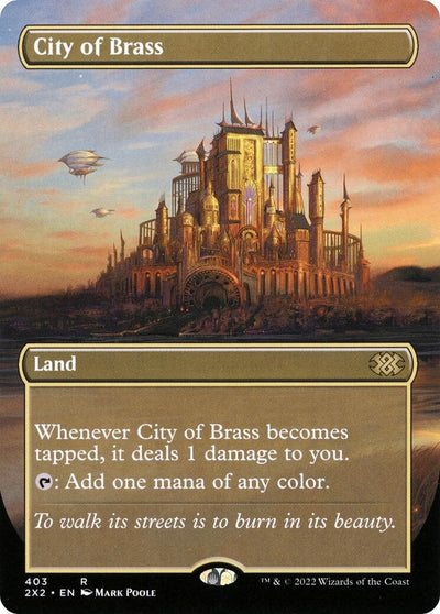 City of Brass (Borderless) (403) (Double Masters 2022)