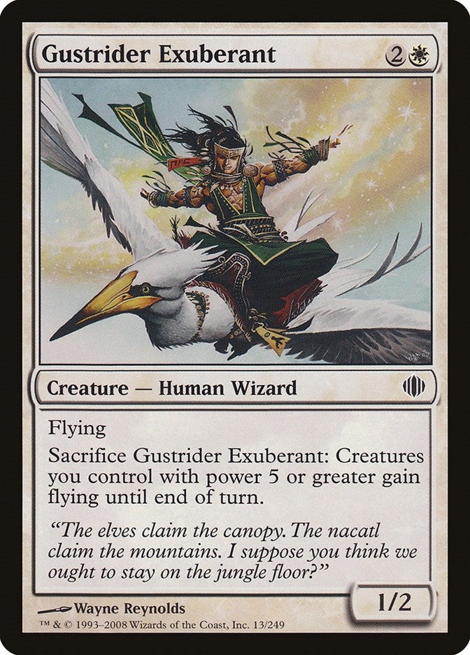 Gustrider Exuberant (13) (Shards of Alara)