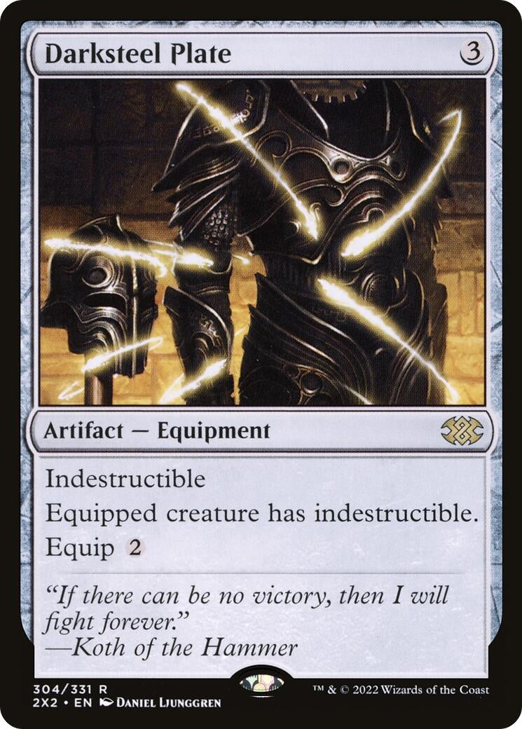 Darksteel Plate (304) (Double Masters 2022)