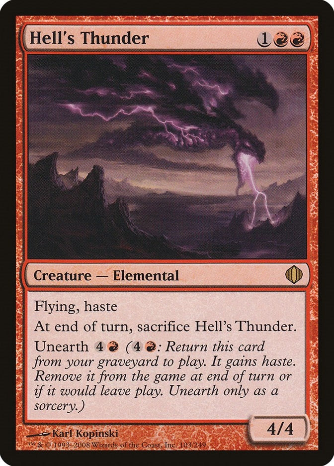 Hell's Thunder (103) (Shards of Alara)