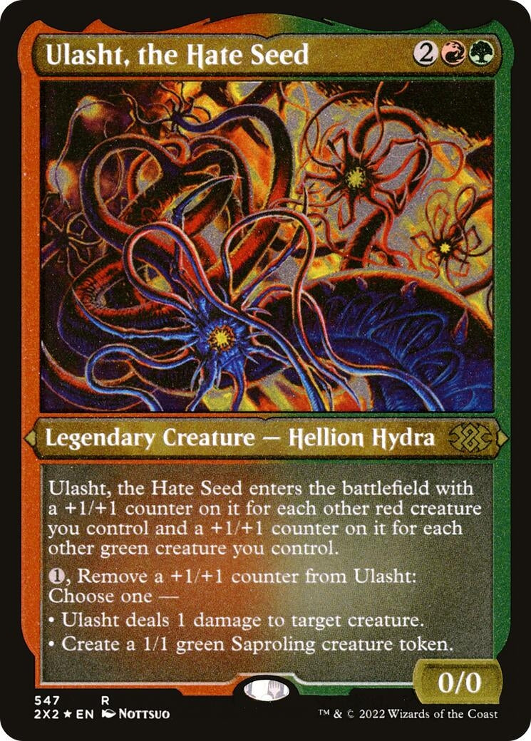 Image for Ulasht, the Hate Seed (Foil Etched) (547) - Magic: The Gathering