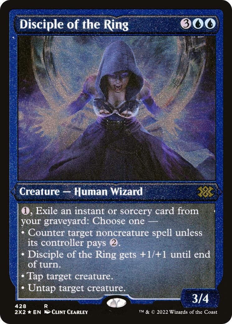 Disciple of the Ring (Foil Etched) (428) (Double Masters 2022)