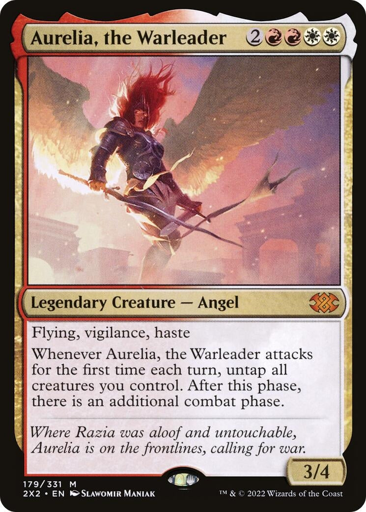 Aurelia, the Warleader (179) (Double Masters 2022)