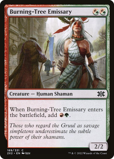 Burning-Tree Emissary (189) (Double Masters 2022)