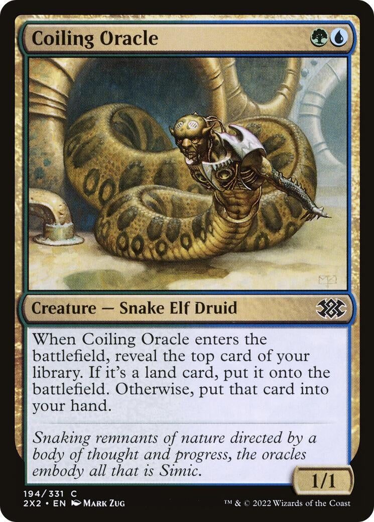 Coiling Oracle (194) (Double Masters 2022)