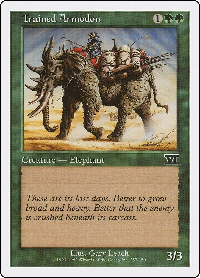 Trained Armodon (257)