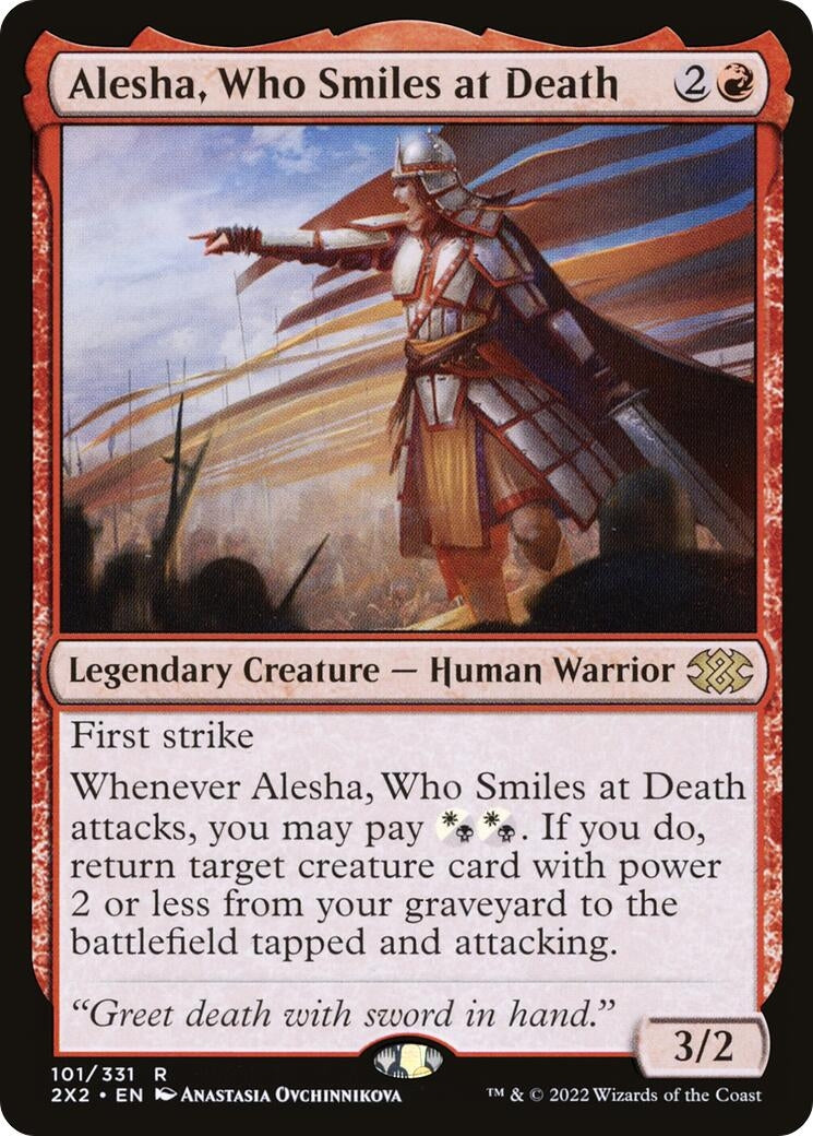 Alesha, Who Smiles at Death (101) (Double Masters 2022)